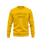 Growling Tigers Embro Sweatshirt - Yellow